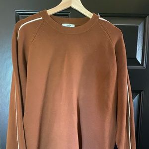 HORNY TOAD MENS BROWN SWEATER SZ LARGE ~ TRENDY